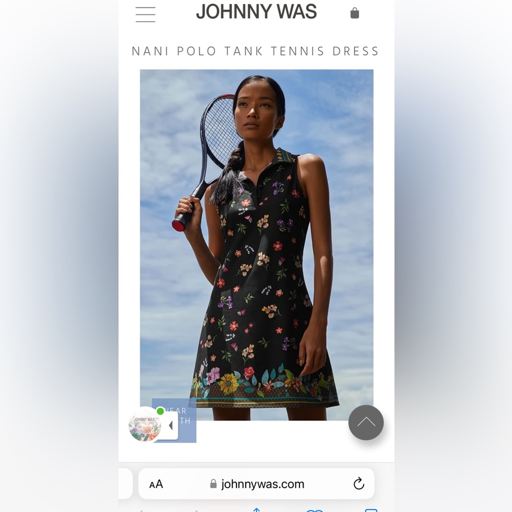 Johnny was Nani Polo Tank tennis dress XS - Picture 6 of 6